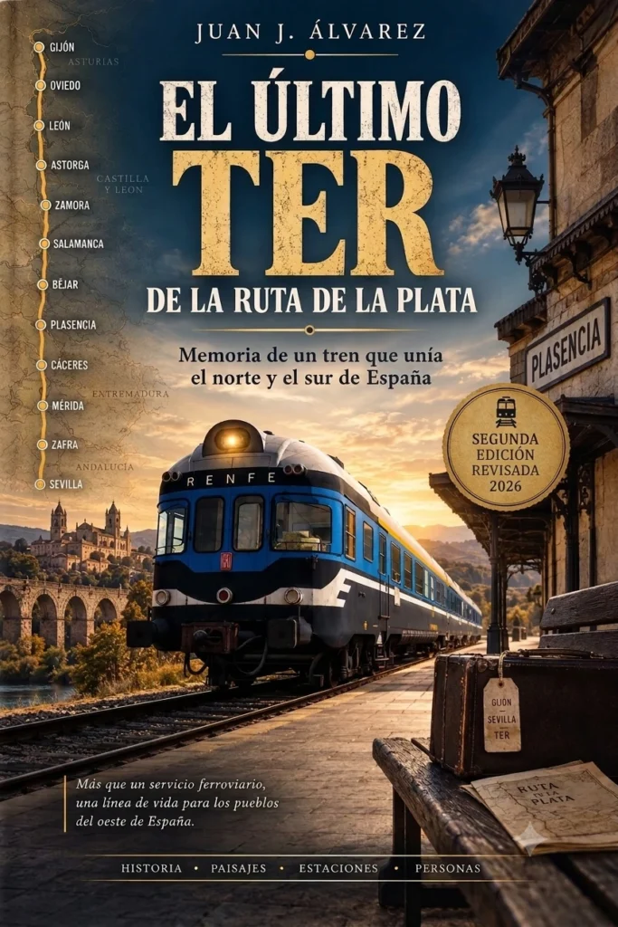 Portada de El último TER de la Ruta de la Plata, segunda edición revisada